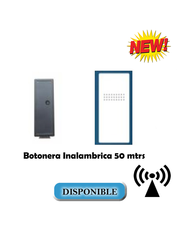 Botonera Inalambrica 50 metros
