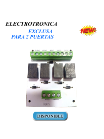TARJETA DE EXCLUSA PARA 2...