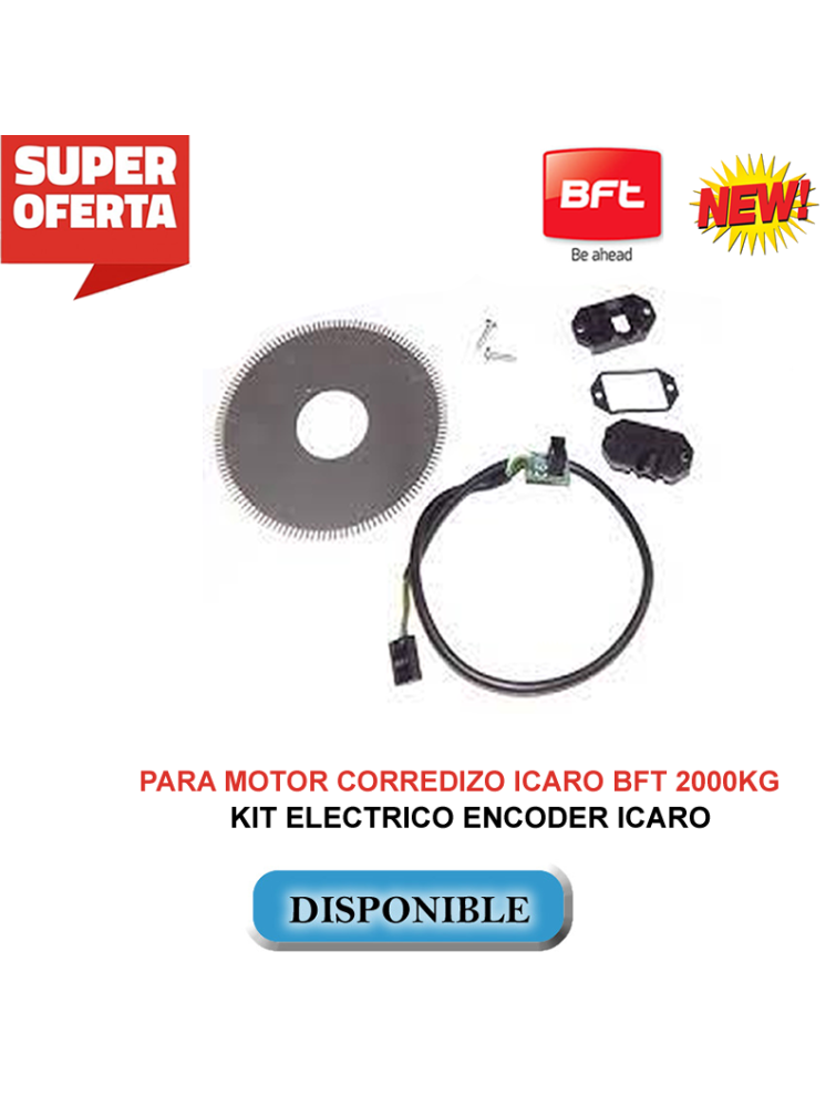 KIT ELECTRICO ENCODER ICARO BFT 2000 KG