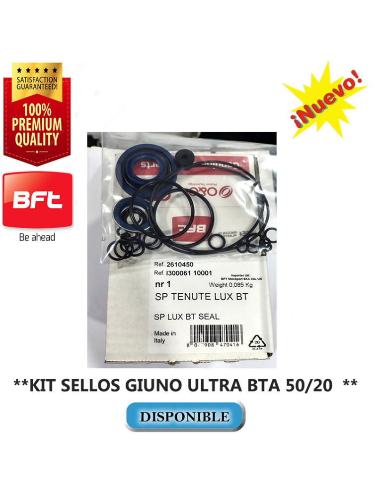 KIT GOMAS GIUNO ULTRA BTA 50/20, BFT