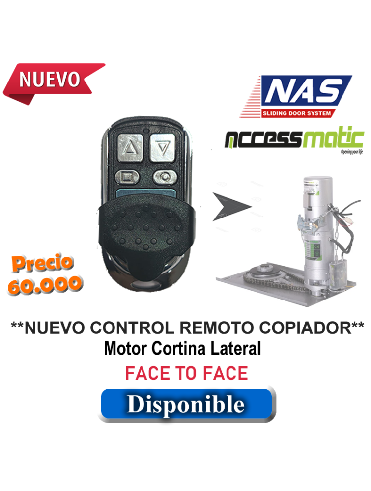 CONTROL COPIADOR MOTOR CORTINA LATERAL