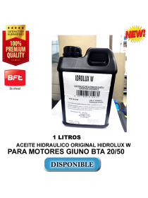 ACEITE HIDRAULICO HIDROLUX W 1 LITRO BFT