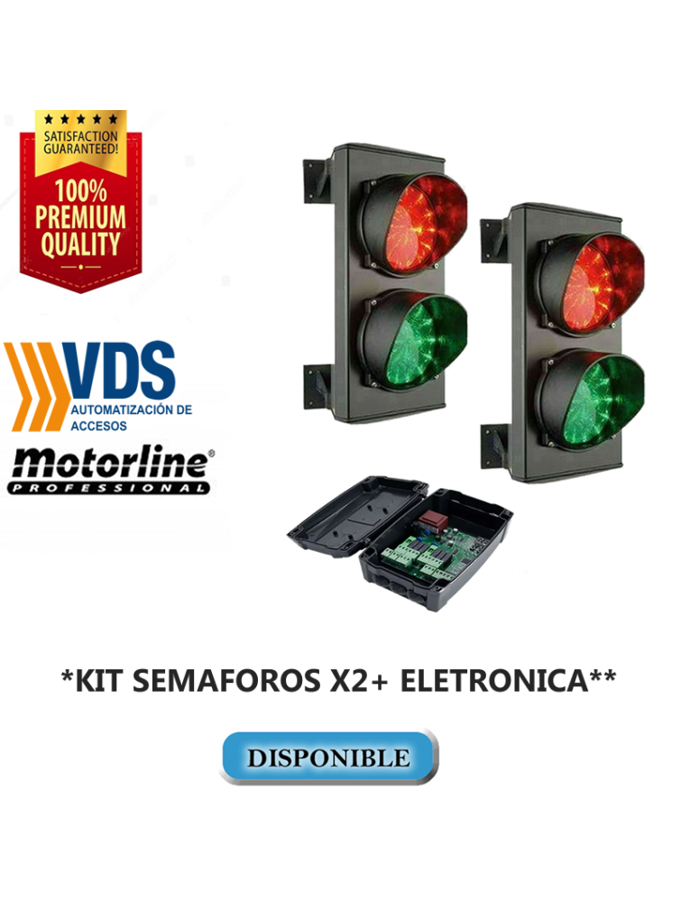 KIT X 2 SEMAFOROS 24V, INCLUYE  TARJETA DE CONTROL 24V