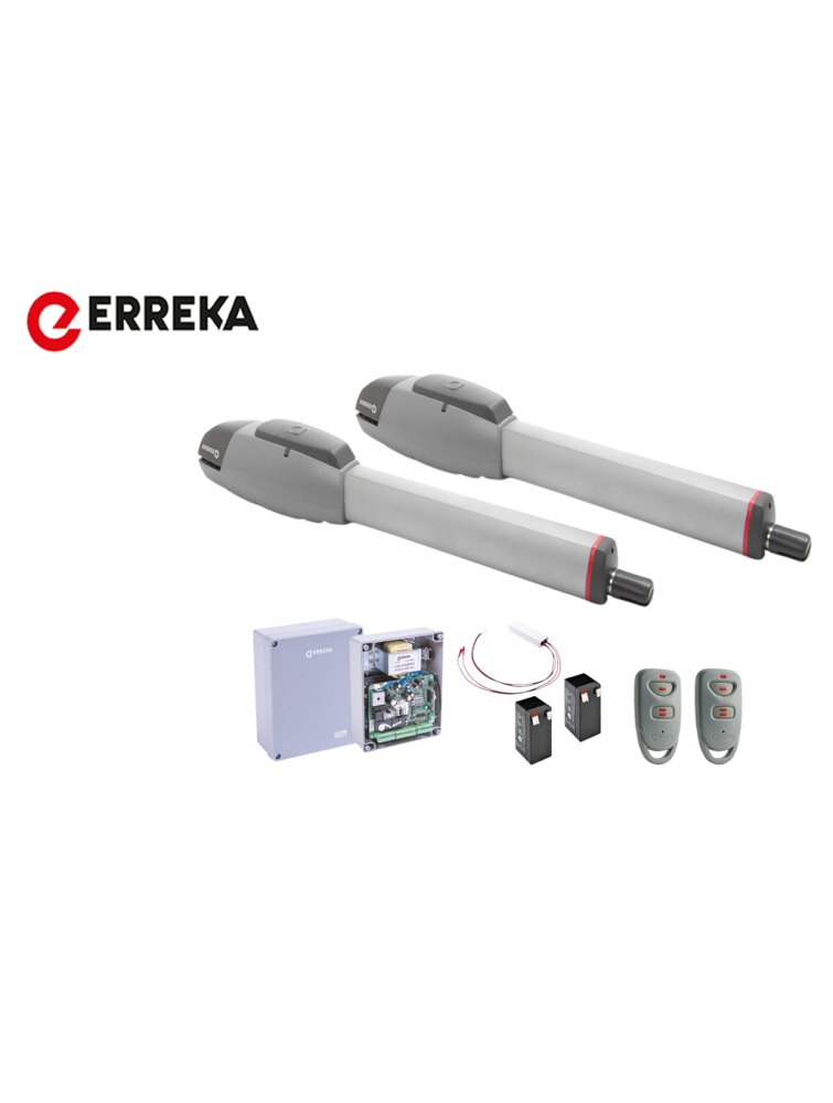 KIT DE 2 MOTORES BATIENTES ELECTROMECÁNICOS MARCA ERREKA, MODELO KAIROS 3324C