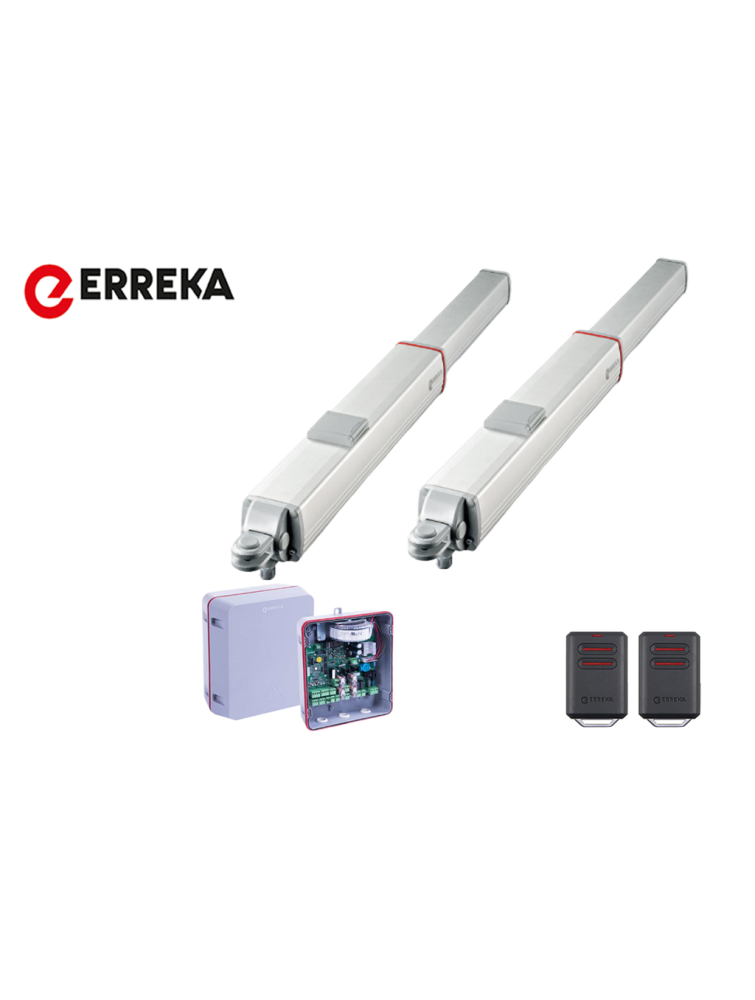 SET DE 2 MOTORES HIDRAULICOS BATIENTES MARCA ERREKA, MODELO VULCAN 33L