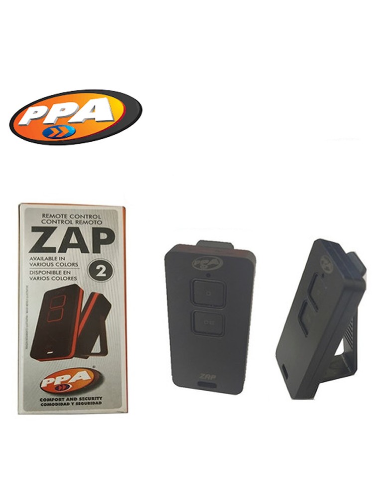 Control Remoto zap2, PPA, frecuencia 433 mhz