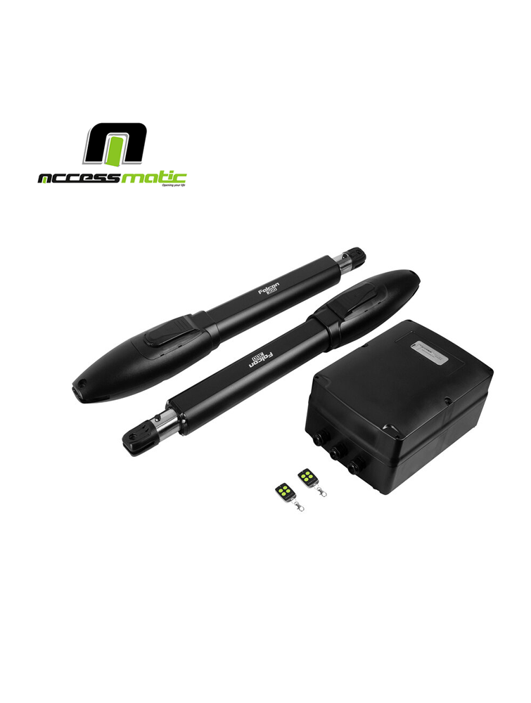 KIT DE MOTORES BATIENTES FALCON 300 PARA 2 HOJAS DE 3MT,MAX 300KG.110V