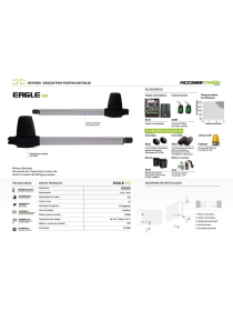 IT DE MOTORES BATIENTES  EAGLE 500, 2 HOJAS 5M, 350KG, 110V
