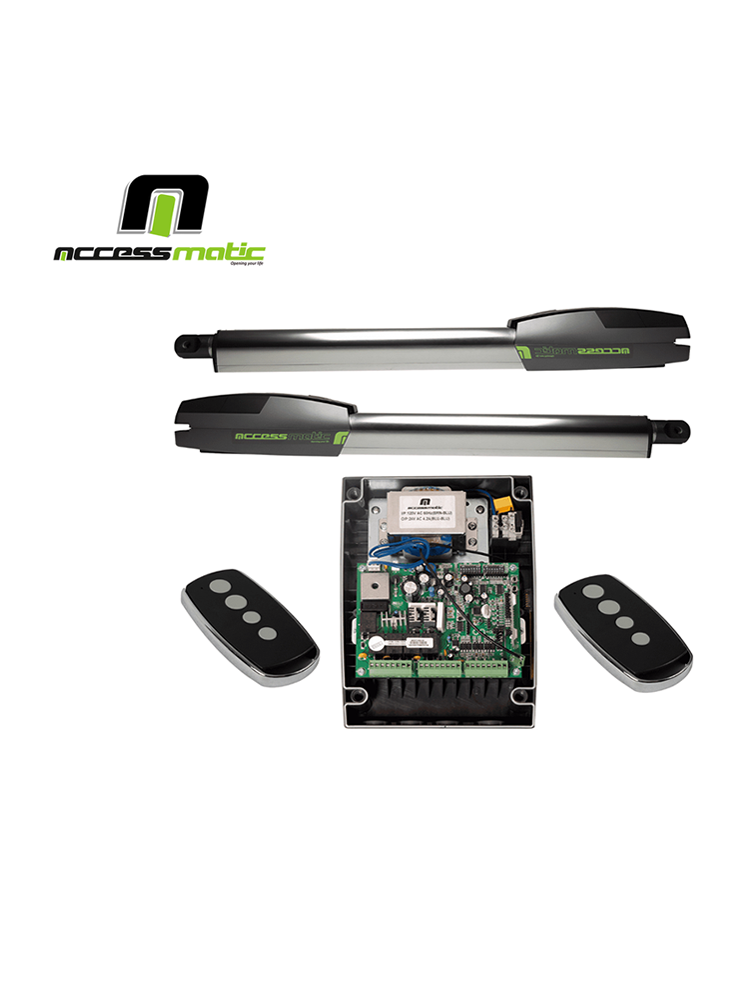 KIT DE 2 MOTORES BATIENTES FENIX  2 HOJAS DE 5.5 MT , 600KG,110V