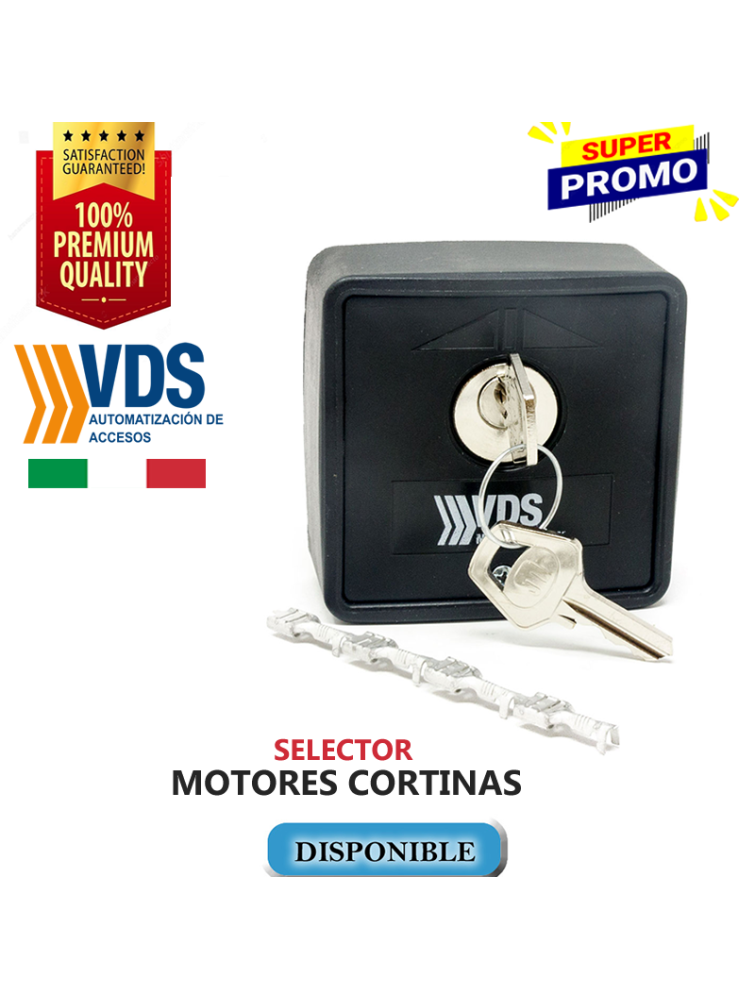 SELECTOR, APERTURA / CIERRE  PARA MOTORES CORTINA ENROLLABLES