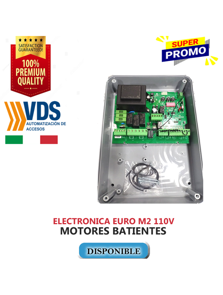 TARJETA ELECTRONICA EURO M2 110V PARA MOTORES BATIENTES