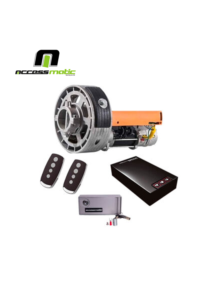KIT ACCESSMATIC SISTEMA DE APERTURA CENTRAL PARA CORTINAS ENROLLABLES DE HASTA 380KG ,110v