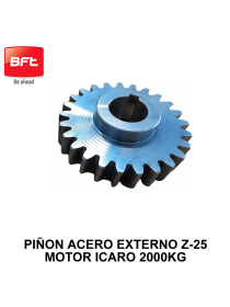 PIÑON ACERO MOTOR ICARO 2000KG,  25 DIENTES- BFT