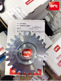 PIÑON ACERO MOTOR ICARO 2000KG,  25 DIENTES- BFT