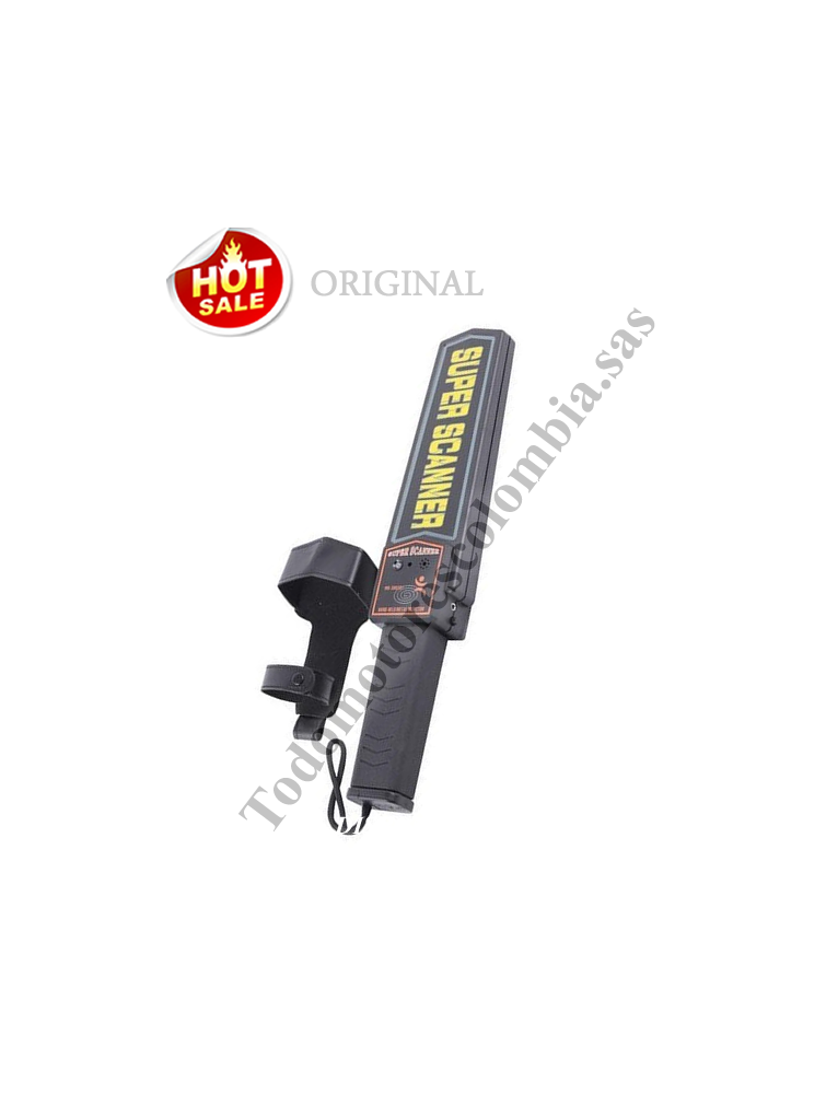 Detector de metales Super Scanner 12v, incluye Bateria