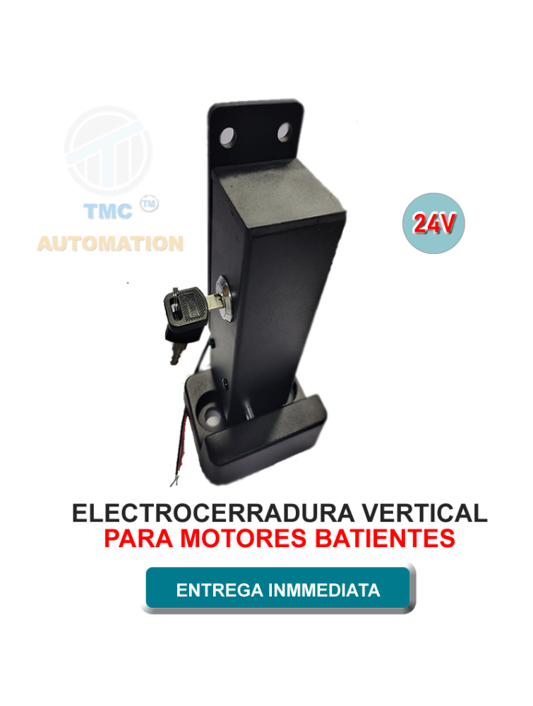 ELECTROCERRADURA VERTICAL 24V- PUERTAS BATIENTES