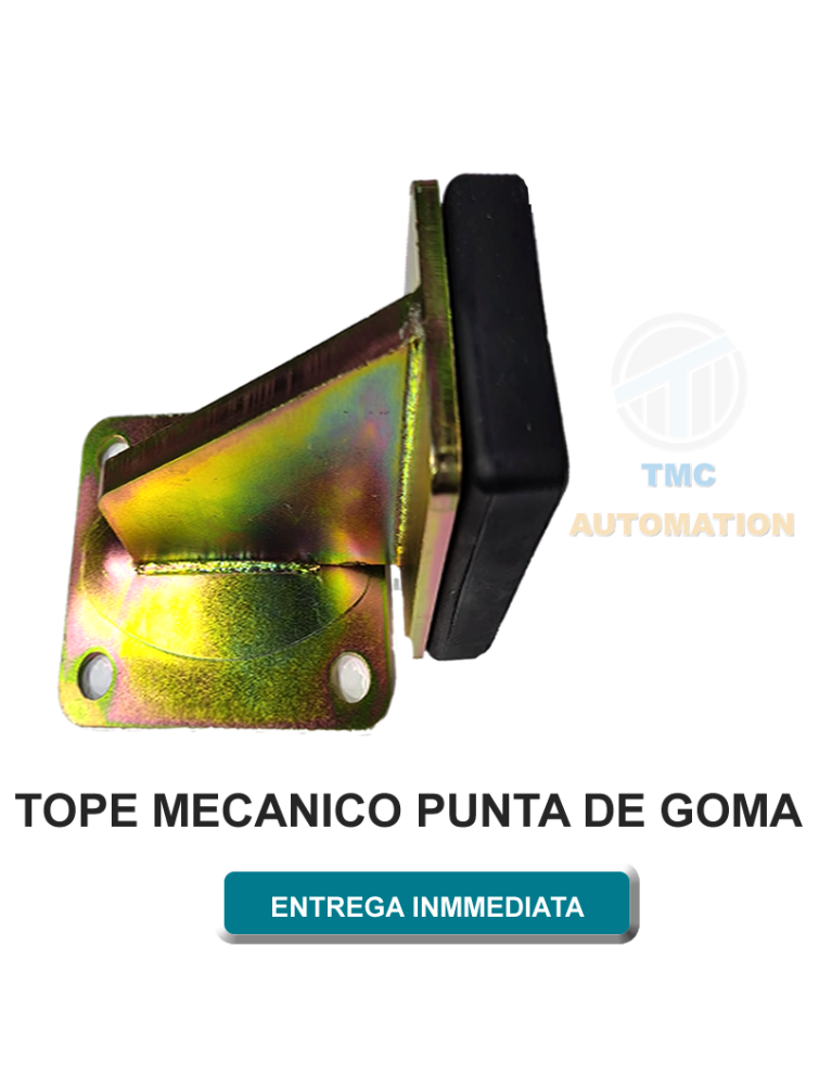 TOPE MECANICO PUNTA DE GOMA PARA PORTONES