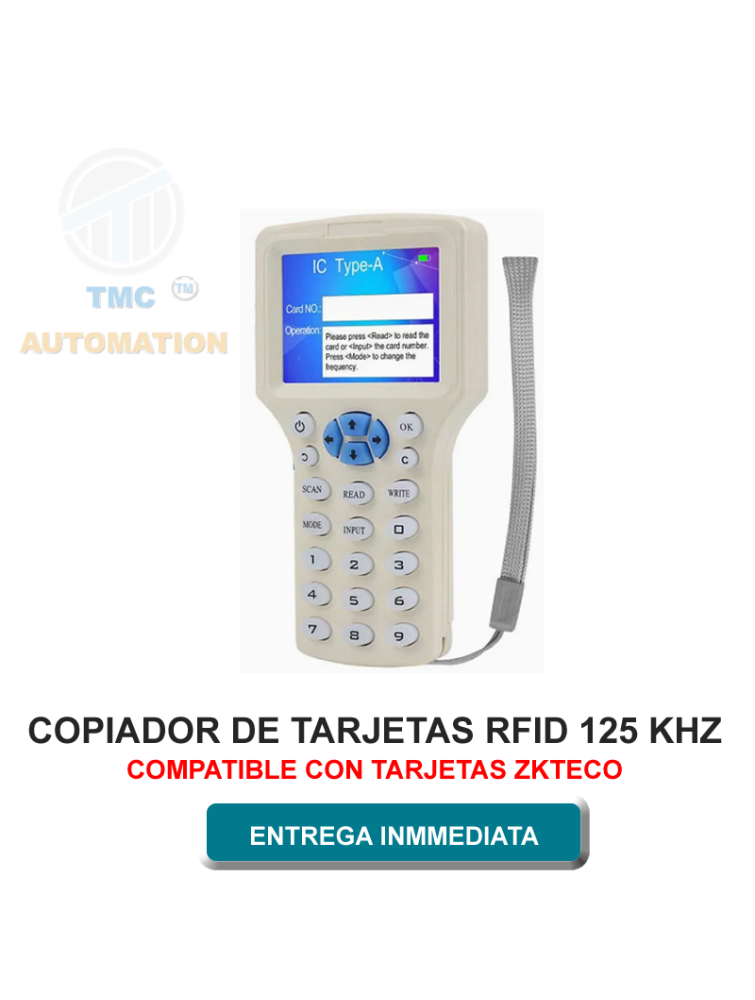 COPIADOR DE TARJETA RFID 125 KHZ