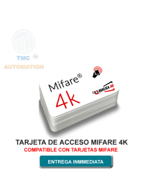 PACK 10 TARJETAS MIFARE 4K
