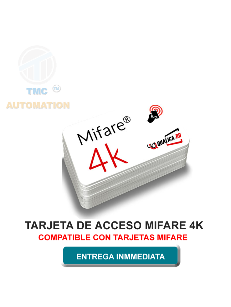 PACK 10 TARJETAS MIFARE 4K