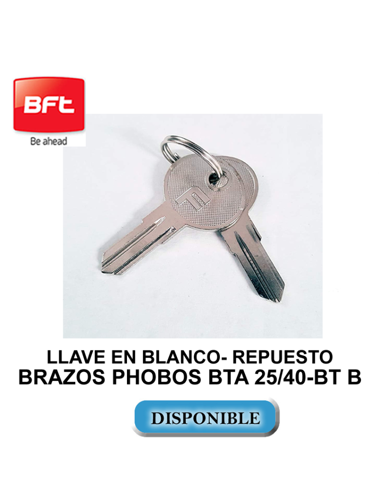 KIT 10 LLAVES DESBLOQUE  BRAZO PHOBOS BTA 25/40- BT B 25/40- BFT