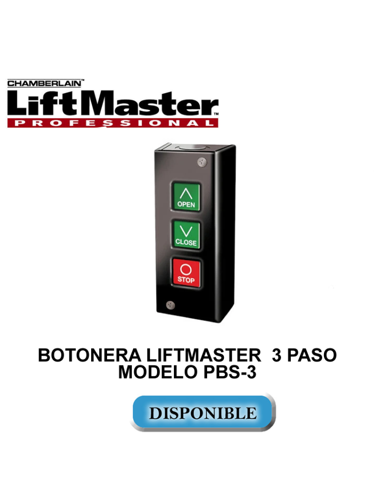 FOTOCELDA LIFTMASTER RESIDENCIAL PARA OPERADOR 315 MHZ
