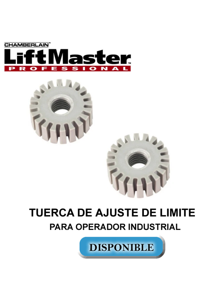 TUERCA DE AJUSTE DE LIMITE PARA OPERADOR INDUSTRIAL LIFTMASTER