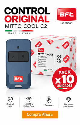 PACK 10 CONTROLES BFT MITTO COOL C2- ORIGINAL